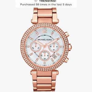 Michael Kors Parker Watch in Rose Gold